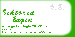 viktoria bagin business card